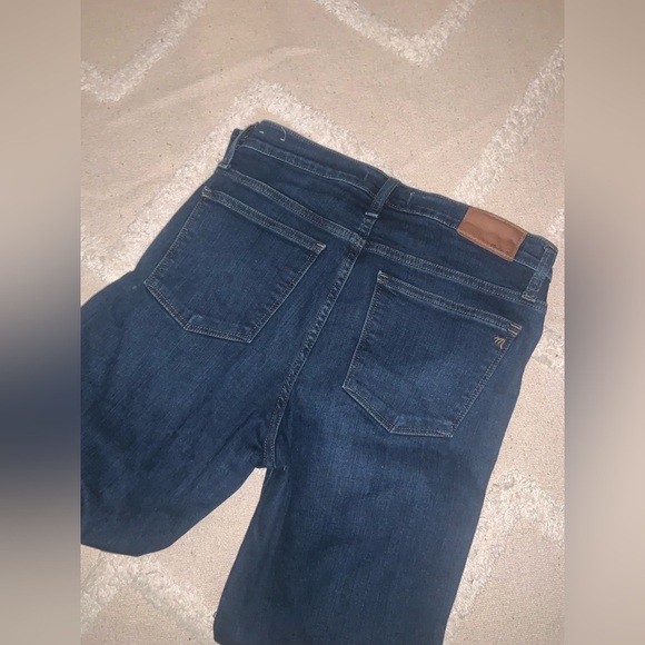 Madewell denim 10in high rise skinny dark rinse $130 jeans casual contemporary - Picture 9 of 9